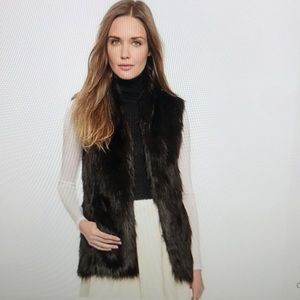 Club Monaco Faux Fur Vest